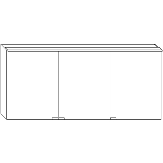 Spiegelschrank Burgbad RC 40 SS2331800 B 1800 mm, H 800 mm, T Variabel mm