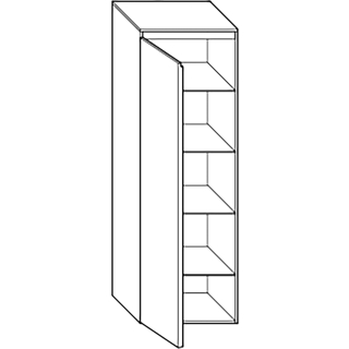 Halbhochschrank Burgbad RC 40 B Variabel, H Variabel, T Variabel