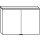 Spiegelschrank Optima L SPIP090 Anthrazit Hochglanz, B 900 mm, T 170 mm