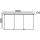 Spiegelschrank Optima L SPIP120R Anthrazit Hochglanz, B 1200 mm, T 170 mm