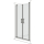 Pendeltüre Duscholux Optima 6in Nische, 2-flügeligHöhe 200 cmBreite 100 cm (97 - 101 cm)