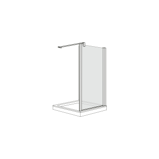 Seitenwand Duscholux Optima 6für Pendel- und DrehfalttürHöhe 200 cm, Breite 70 cm(68,...
