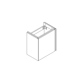 Waschtischmöbel Alternaverso S, Breite 52,5 cmHöhe 55 cmTiefe 33,4 cm