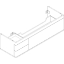 Waschtischmöbel Alternalogica plus, Breite 146,6...