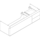 Waschtischmöbel Alternalogica plus, Breite 146,6...