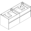 Waschtischmöbel Alternaelena s, Breite 115,7...