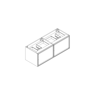 Waschtischmöbel Alternaelena plus, Breite 115,7 cmHöhe 45 cmTiefe 44,6 cm