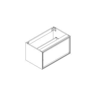 Waschtischmöbel Alternaelena plus, Breite 75,7 cmHöhe 40 cmTiefe 44,6 cm