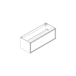 Waschtischmöbel Alternaelena plus, Breite 115,7 cmHöhe 40 cmTiefe 44,6 cm