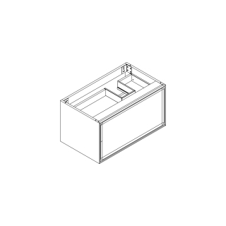 Waschtischmöbel Alternaelena plus, Breite 75,7 cmHöhe 40 cmTiefe 44,6 cm