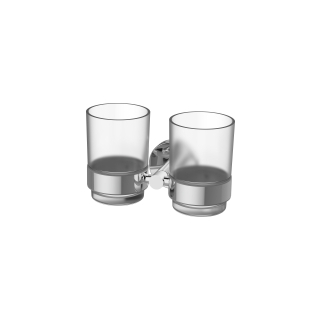 Doppelglashalter Alterna nondaWandmodell2 Gläser satiniert