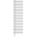 Badheizkörper ZehnderYucca AsymArme nach rechts300 W