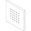 Rosette DornbrachtWaterPoint, 120 x 120 x 10 mm(09 27 98...