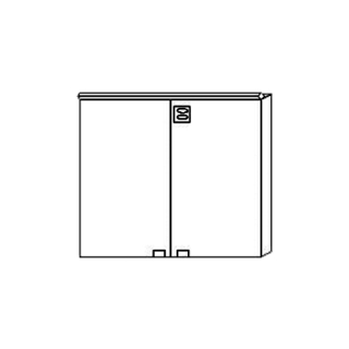 Spiegelschrank STARLIGHT 80 x 73,5 x 11/13,5 cm