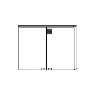 Spiegelschrank STARLIGHT 90 x 73,5 x 11/13,5 cm