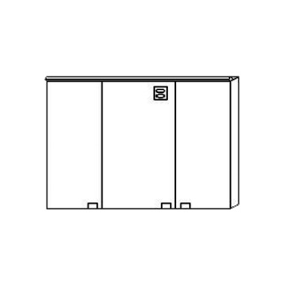 Spiegelschrank STARLIGHT 100 x 73,5 x 11/13,5 cm