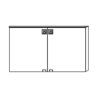 Spiegelschrank STARLIGHT 120 x 73,5 x 11/13,5 cm