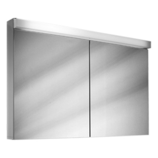 Spiegelschrank LOWLINE LOW 120/2/FL, Aluminiumprofil