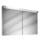 Spiegelschrank LOWLINE LOW 100/2/FL, Aluminiumprofil