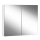 Spiegelschrank EASY LINE COMFORT ELC1 100/2/0/SD