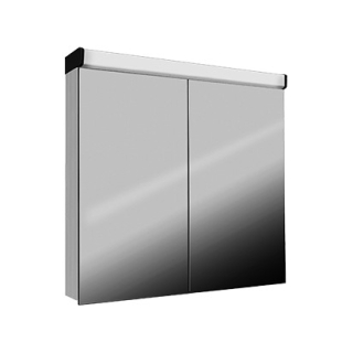 Spiegelschrank Belluna LED 80 x 75,5 x 12,5 cm, nur für