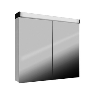 Spiegelschrank Belluna LED 90 x 75,5 x 12,5 cm, nur für