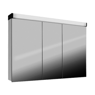 Spiegelschrank Belluna LED 130 x 75,5 x 12,5 cm, nur für