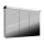 Spiegelschrank Belluna LED 130 x 75,5 x 12,5 cm, nur für